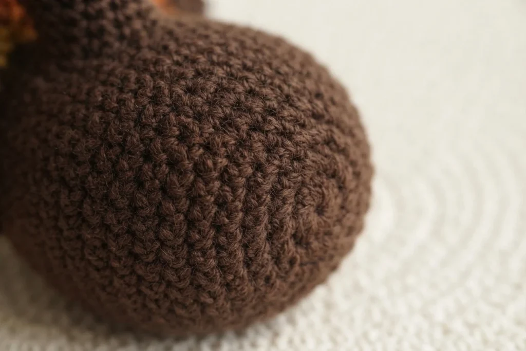 Crochet Turkey Amigurumi Pattern - crochet detail