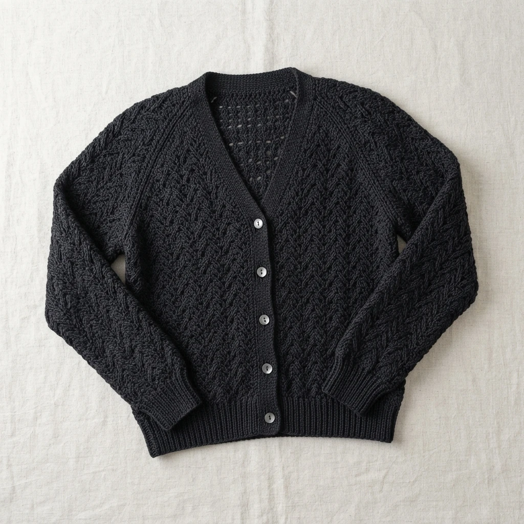 Corn Poppy Cardigan Crochet Tutorial | Susan's Family - crochet detail