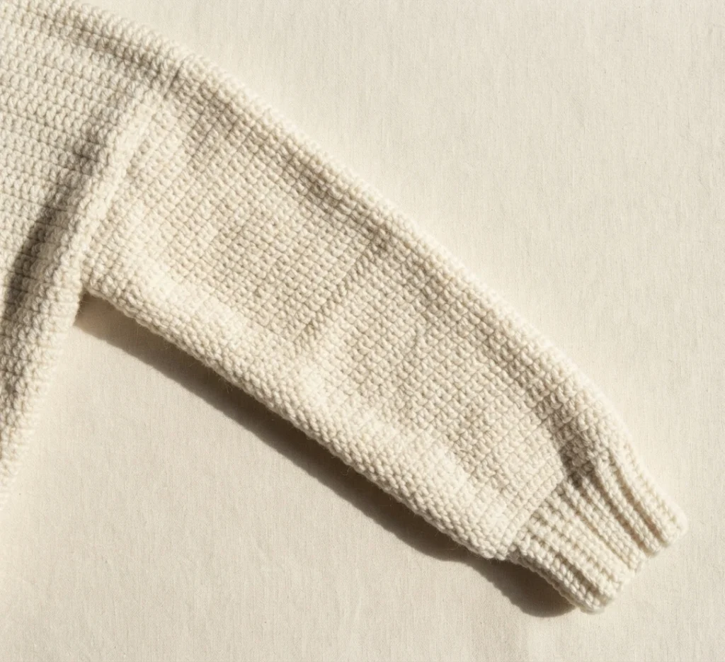 Corn Poppy Cardigan Crochet Tutorial | Susan's Family - crochet detail