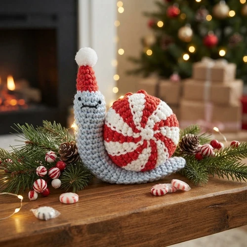 22. Peppermint Party Snail