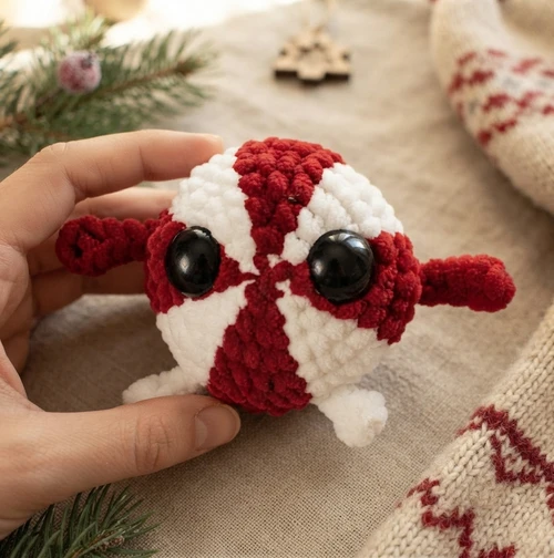 24. Peppermint Pal Christmas Pattern