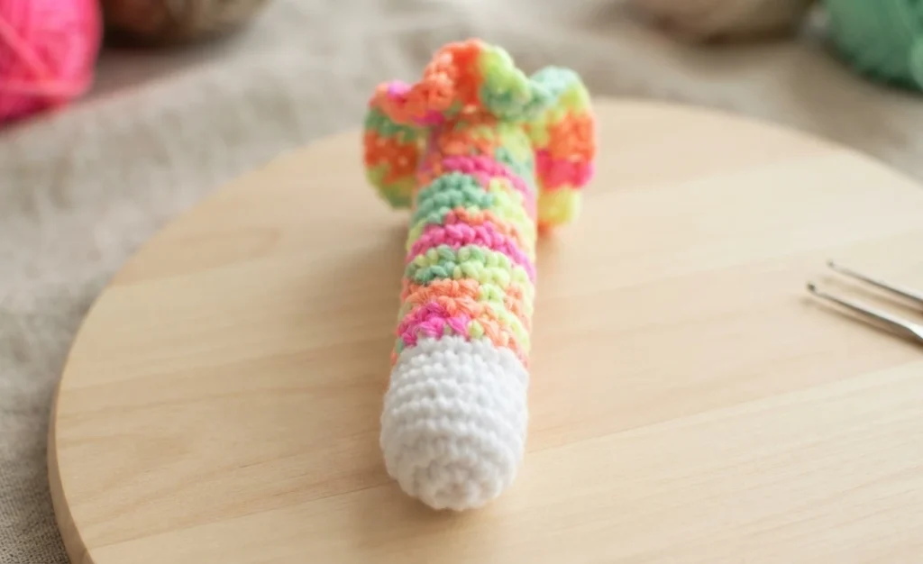 Clown Amigurumi Doll - Free Crochet Pattern - crochet detail