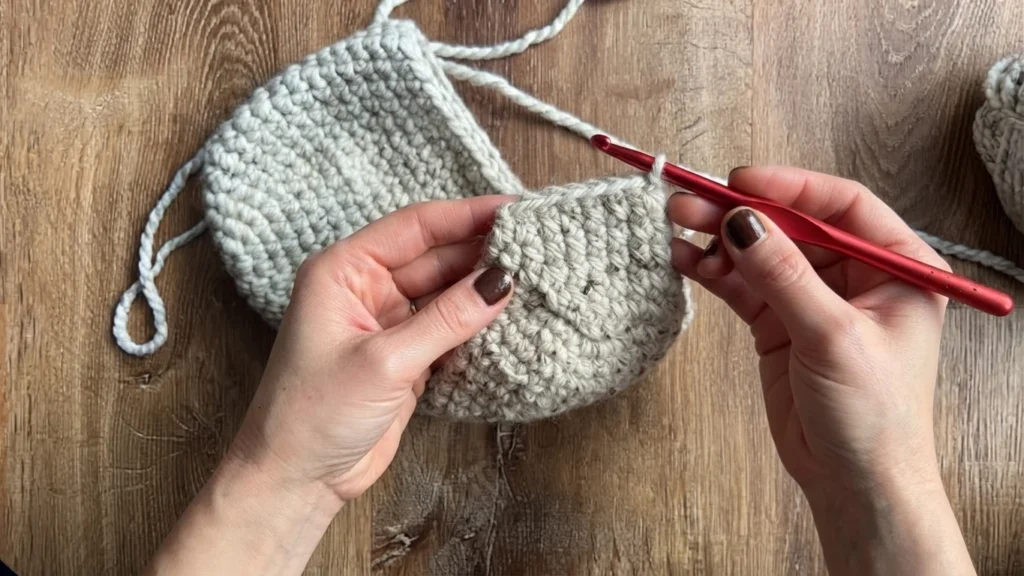 Basic Crochet Stocking - Free Pattern - crochet detail