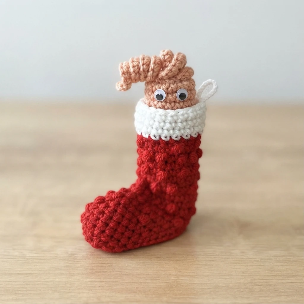 Ravelry: Worry Worm Finger Puppet pattern by Divina Rocco - crochet detail