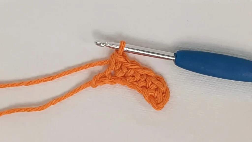 Pumpkin Worry Worm Crochet Pattern: (Trick Or Treat Gifts For Halloween) - crochet detail