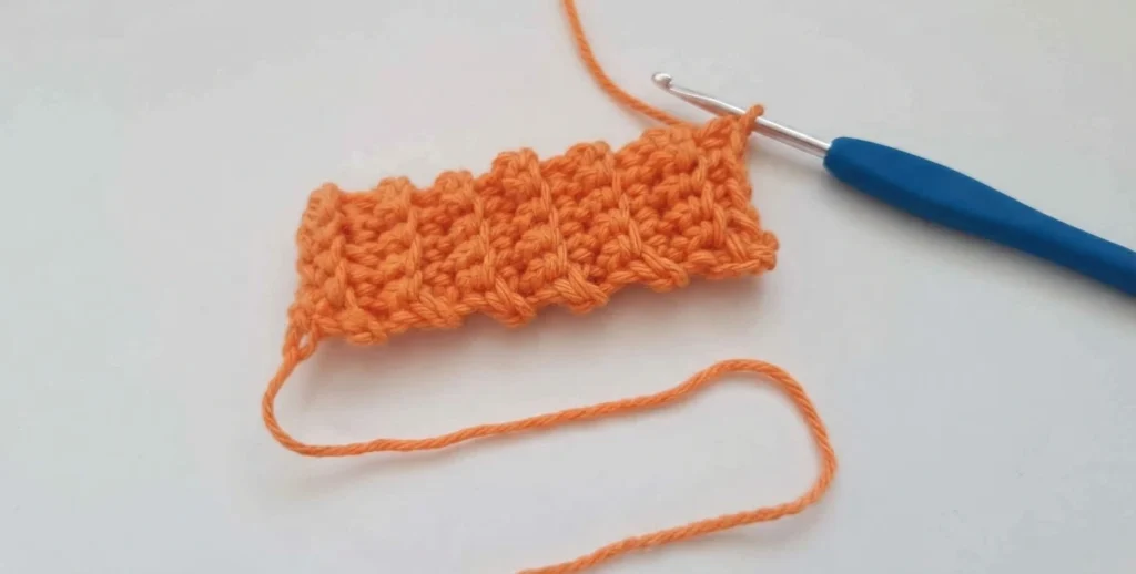 Pumpkin Worry Worm Crochet Pattern: (Trick Or Treat Gifts For Halloween) - crochet detail