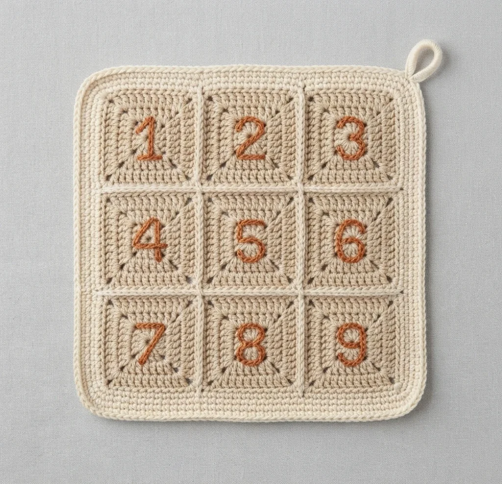 Autumn Sunflower Pillow Pattern (Free) - crochet detail