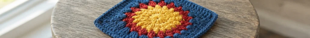 Autumn Sunflower Pillow Pattern (Free) - crochet detail