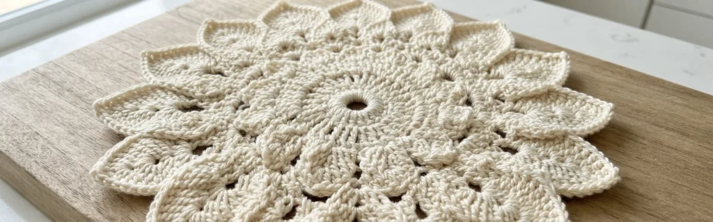 How To Crochet Pumpkin Fall Décor With Leaf Coasters Free Pattern - crochet detail