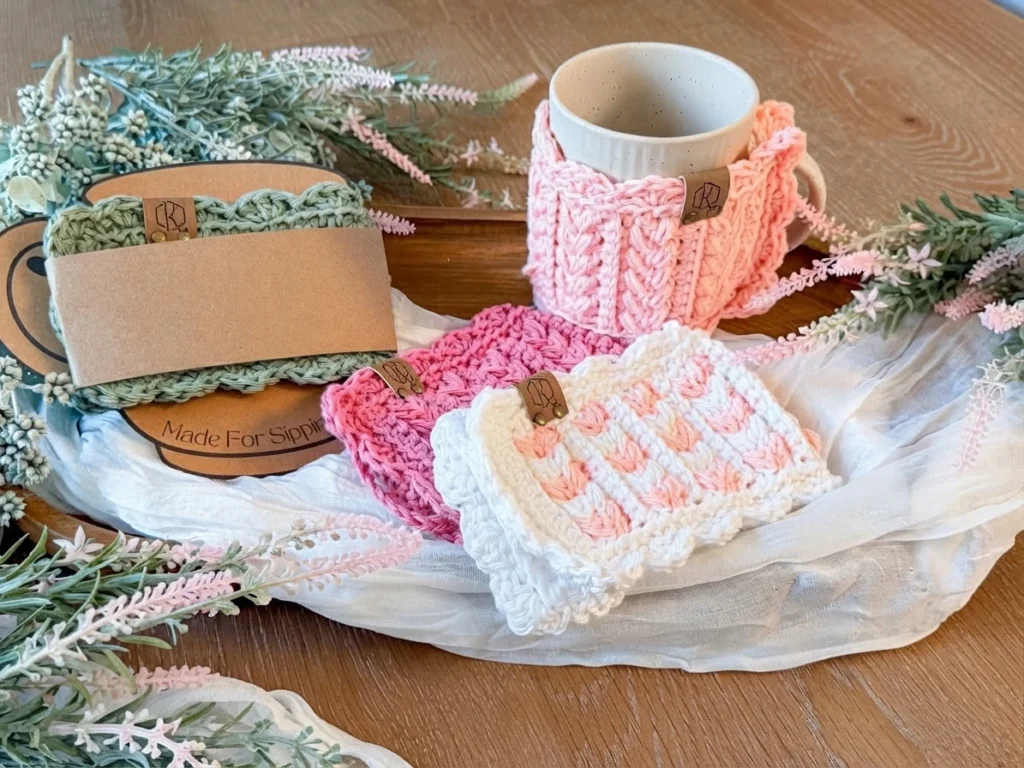 How To Crochet Pumpkin Fall Décor With Leaf Coasters Free Pattern - crochet detail