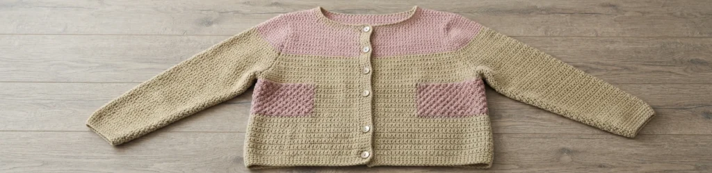 Grace Vintage Cardigan Crochet Tutorial | Susan's Family - crochet detail