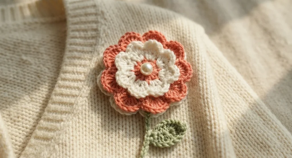 Grace Vintage Cardigan Crochet Tutorial | Susan's Family - crochet detail