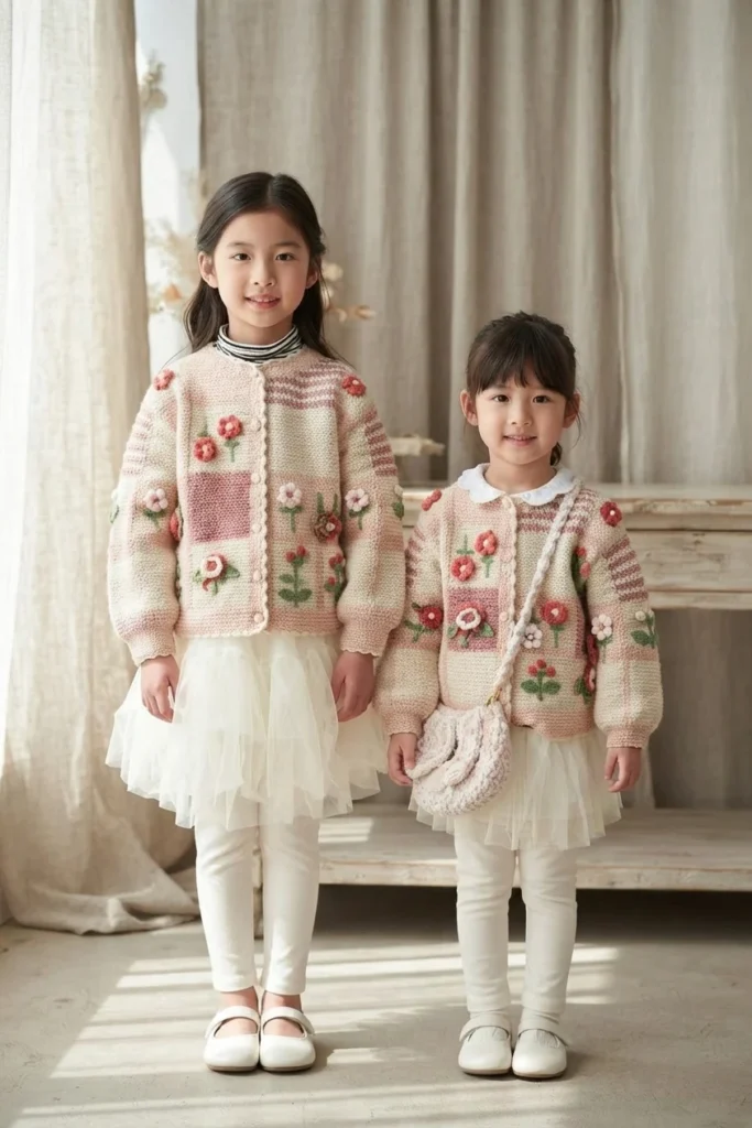 Grace Vintage Cardigan Crochet Tutorial | Susan's Family - crochet detail